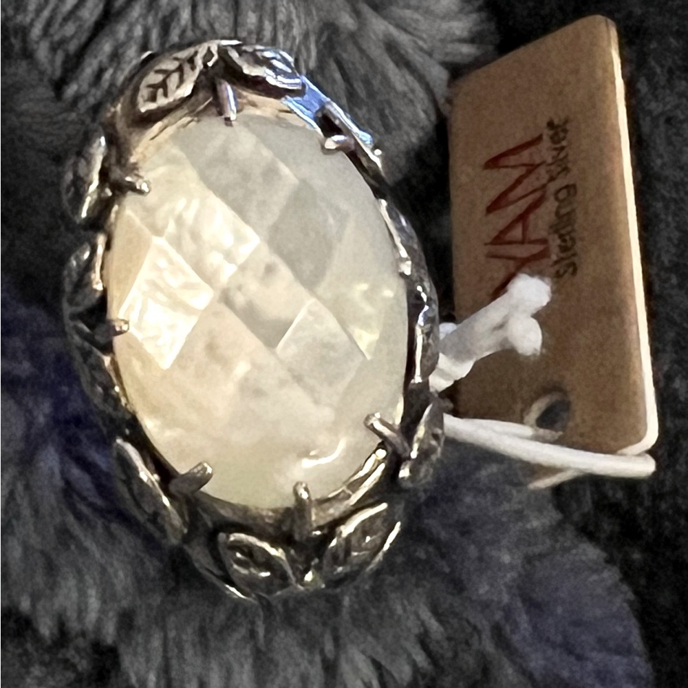 Unique sterling silver ring